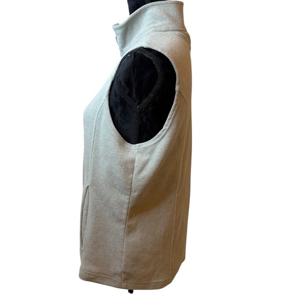 Lands' End | Light Gray Polartec Fleece Vest | Sz M - Picture 4 of 8
